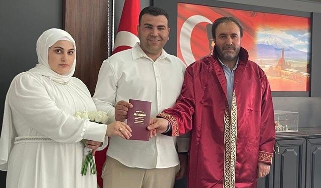 TDV'nin "İki İnsan Bir Hayat" Projesi Kapsamında Ağrı'da İlk Resmî Nikah Kıyıldı
