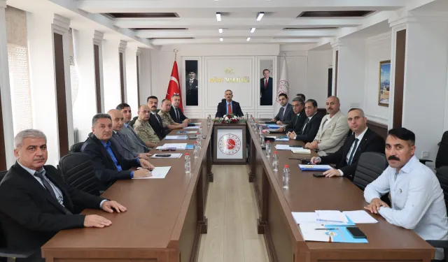 Ağrı’da İl Eğitim Güvenliği Yürütme Kurulu Toplantısı Yapıldı
