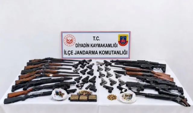 Ağrı’da 41 silah ele geçirildi!