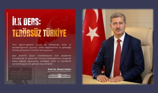 AİÇÜ’de Yeni Eğitim Yılı “Terörsüz Türkiye” Temasıyla Başladı