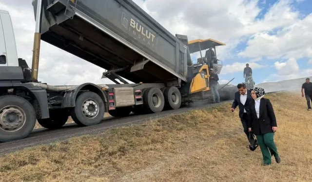 Taşlıçay Çöğürlü’de yol çalışması tamamlandı!