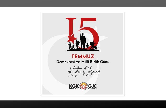 KGK: “15 Temmuz kahramanlarımızı asla unutturmayacağız”