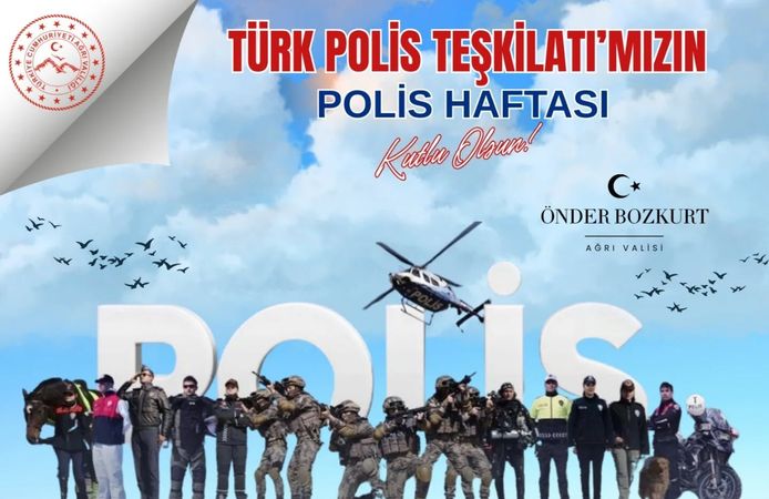 Vali Dr. Önder Bozkurt’tan Polis Haftası Mesajı