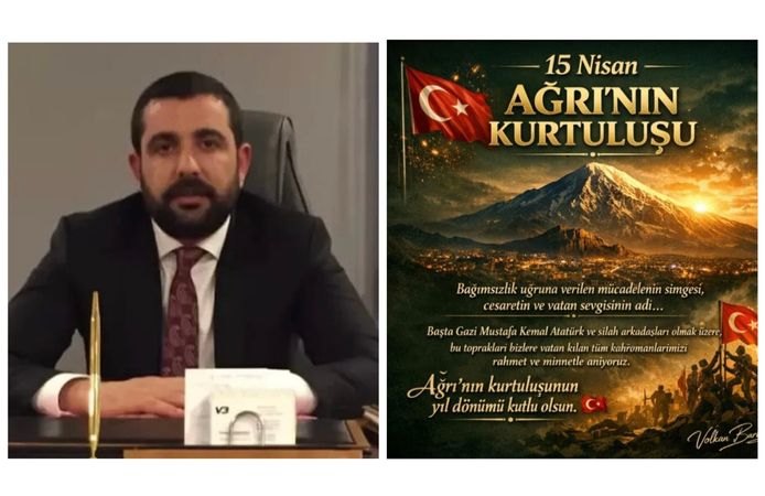 İş İnsanı Volkan Barbaros’tan 15 Nisan Ağrı’nın Kurtuluşu Mesajı