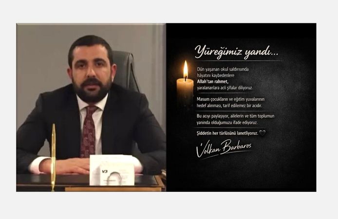 Acının Ortak Sesi: Volkan Barbaros’tan Okul Saldırısına Sert Tepki