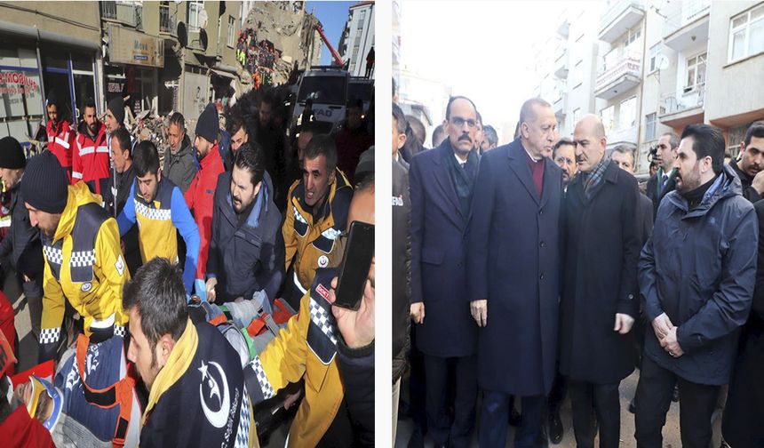 Ağrı Belediye Başkanı Savcı Sayan, Deprem Bölgesinde Çalışmalara Katıldı