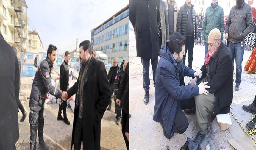 Ağrı Belediye Başkanı Sayan, Elazığ Deprem Bölgesinde Çalışmalarına Devam Ediyor