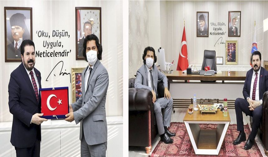 SERKA Genel Sekreteri İ.Taşdemir'den, Başkan S. Sayan'a ziyaret