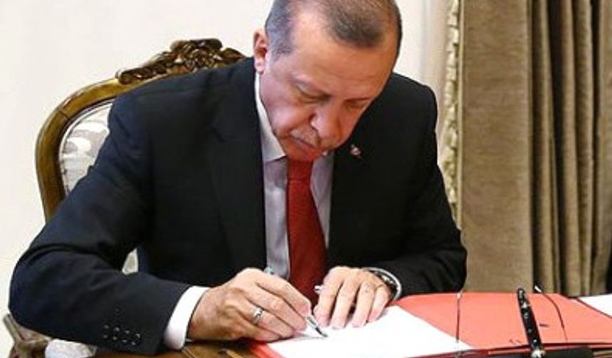 Cumhurbaşkanı Erdoğan İmzaladı, Resmi Gazetede Yayımlandı