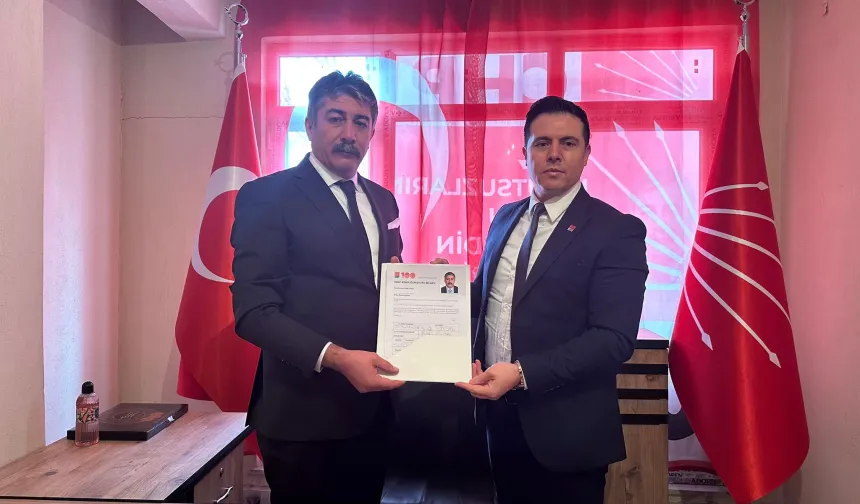 Fırat Öztürk, CHP Tutak Belediye Başkan Aday Adaylığına Müracaat Etti