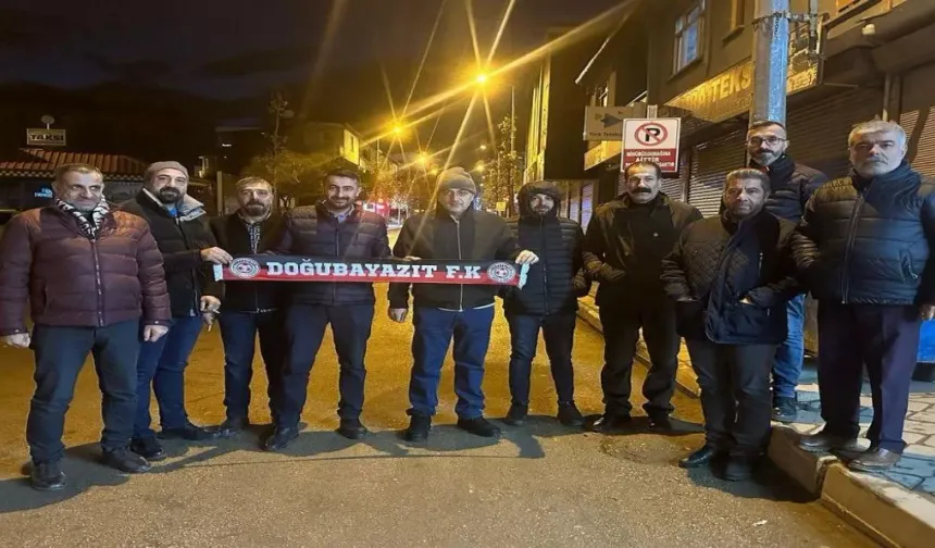 Taraftarların Doğubayazıt F.K. aşkı her yerde!