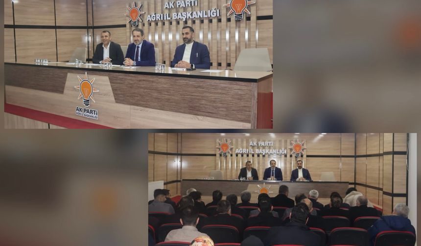 AK Parti Ağrı Belediye Başkan adayı Aydın’dan ilk istişare toplantısı geldi!