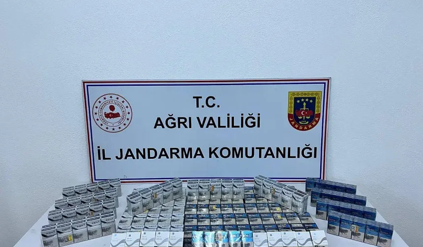 Ağrı’da 2000 paket kaçak sigara ele geçirildi!