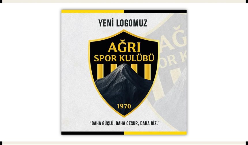 Ağrı 1970 Spor’da Yeni Dönem: Kulüp Logosu Değişti