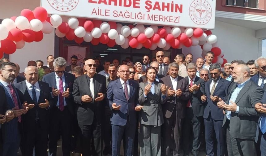 Zahide Şahin Aile Sağlığı Merkezi, hizmete açıldı!