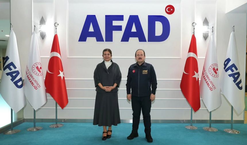 Suna Kepolu Ataman’dan AFAD Başkanına Ziyaret