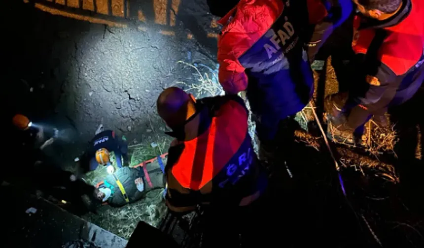 Ağrı’da bir vatandaş dereye düştü!