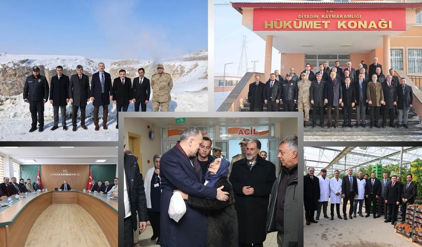 Ağrı Valisi Önder Bozkurt’tan Diyadin Çıkarması