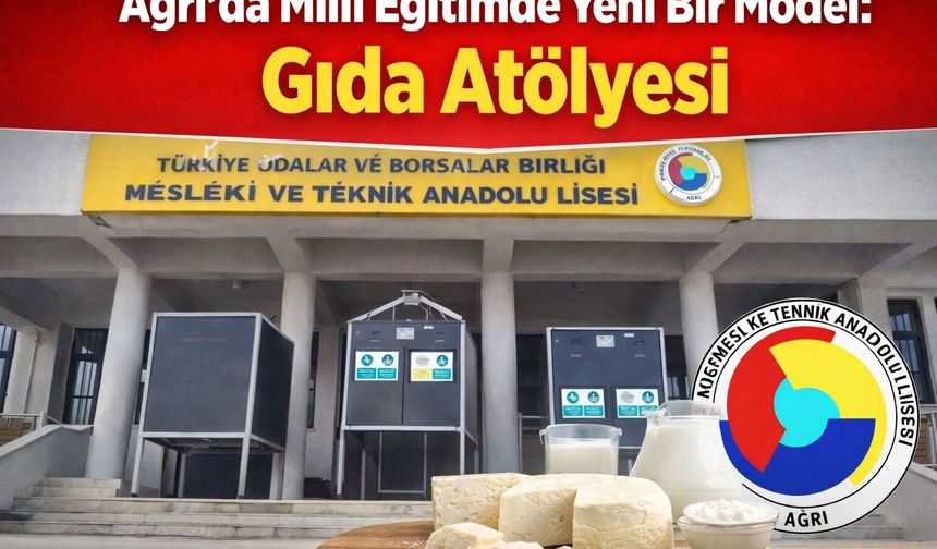 Ağrı’da Milli Eğitimde Yeni Bir Model: Gıda Atölyesi