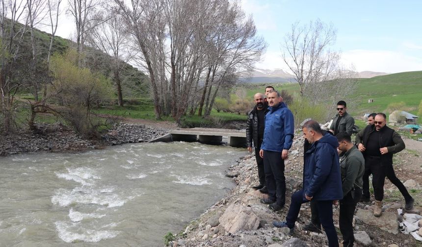 Ağrı Valisi Önder Bozkurt Tutak’ta Sahaya İndi