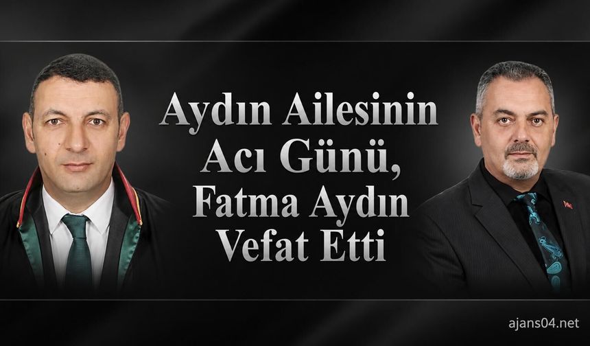 Aydın Ailesinin Acı Günü