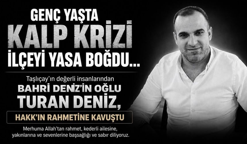 Taşlıçay Genç Yaştaki Ölümle Yasa Boğuldu