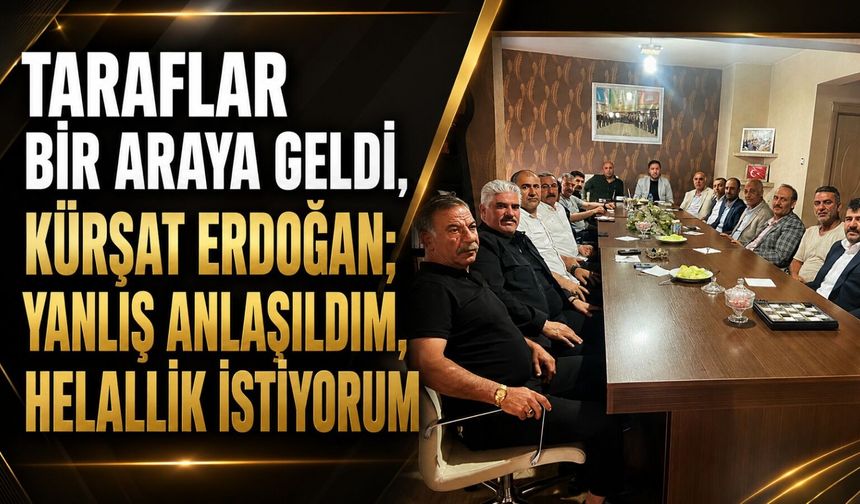 Kürşat Erdoğan: Yanlış Anlaşıldım, Başkanlarımızdan Helallik İstiyorum