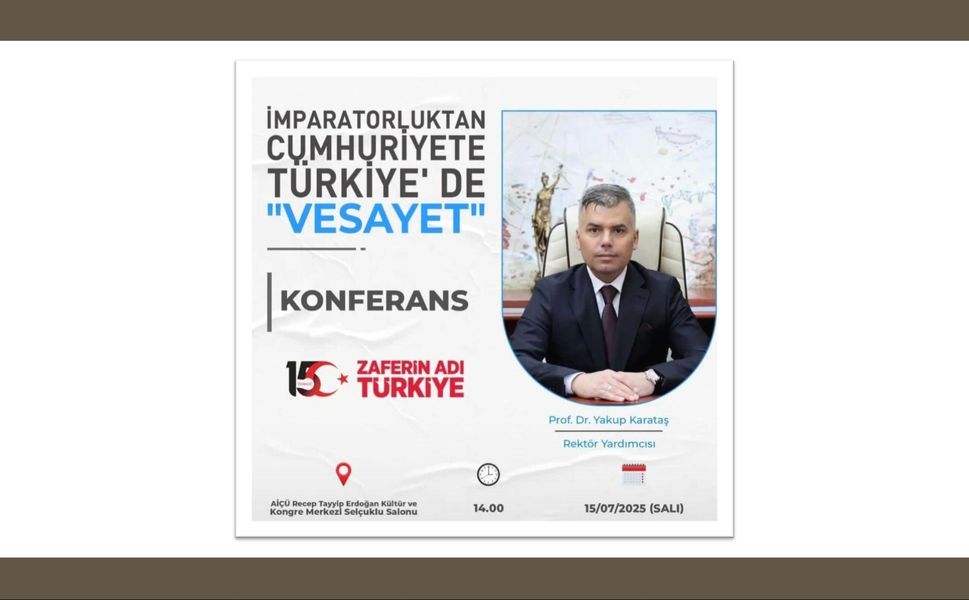 Prof. Dr. Karataş’tan AİÇÜ’de Anlamlı Konferans