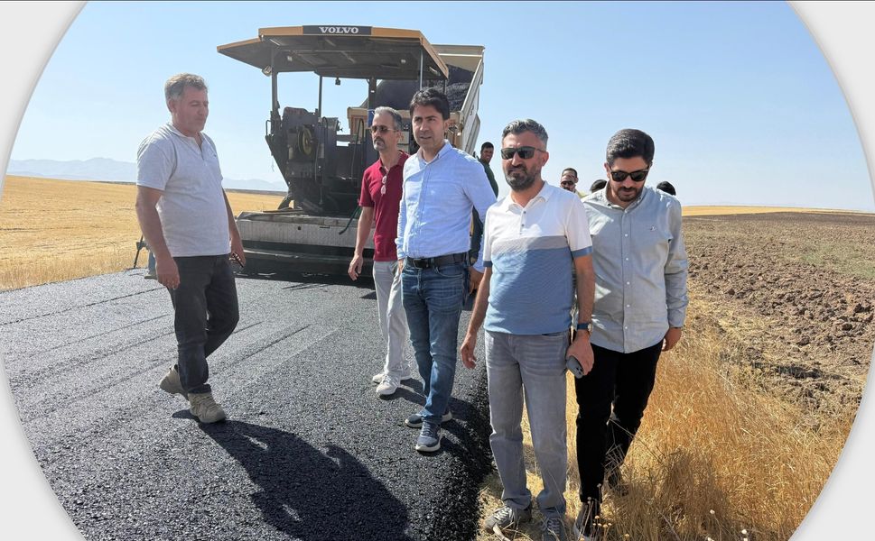 Başkan İlhami Yıldız, Eskiharman köyünde incelemede bulundu