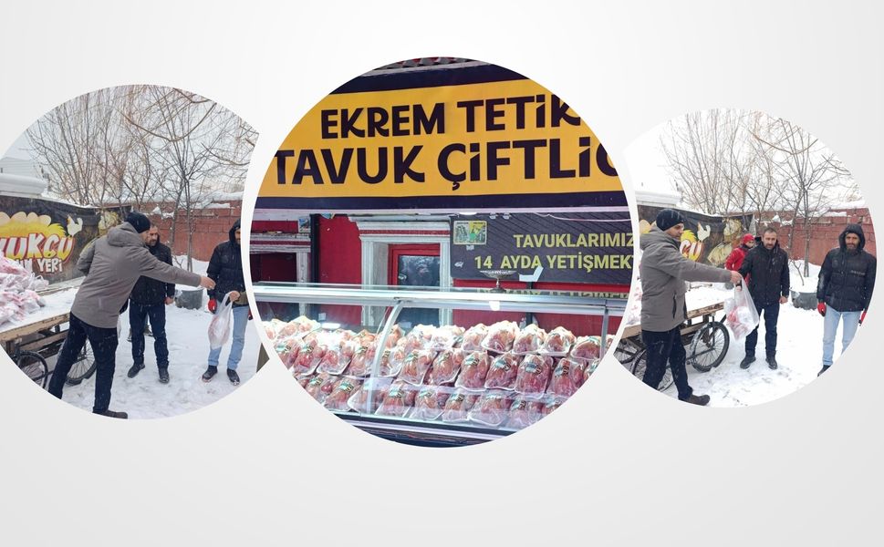 Eksi 25 Derecede Gönülleri Isıtan Hayır: Ağrılı İş İnsanlarından 500 Organik Tavuk Desteği