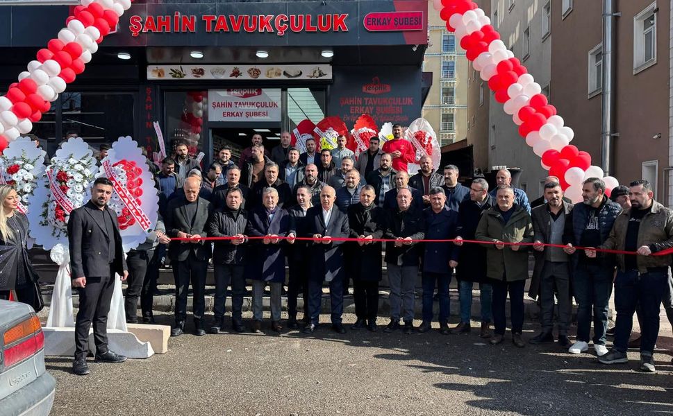 Şahin Tavukçuluk Erkay Şubesi, Ağrı’da Törenle Açıldı
