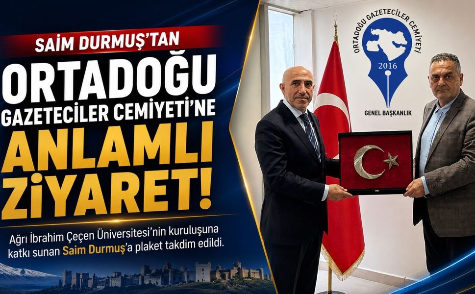 Saim Durmuş’tan Ortadoğu Gazeteciler Cemiyeti’ne Ziyaret