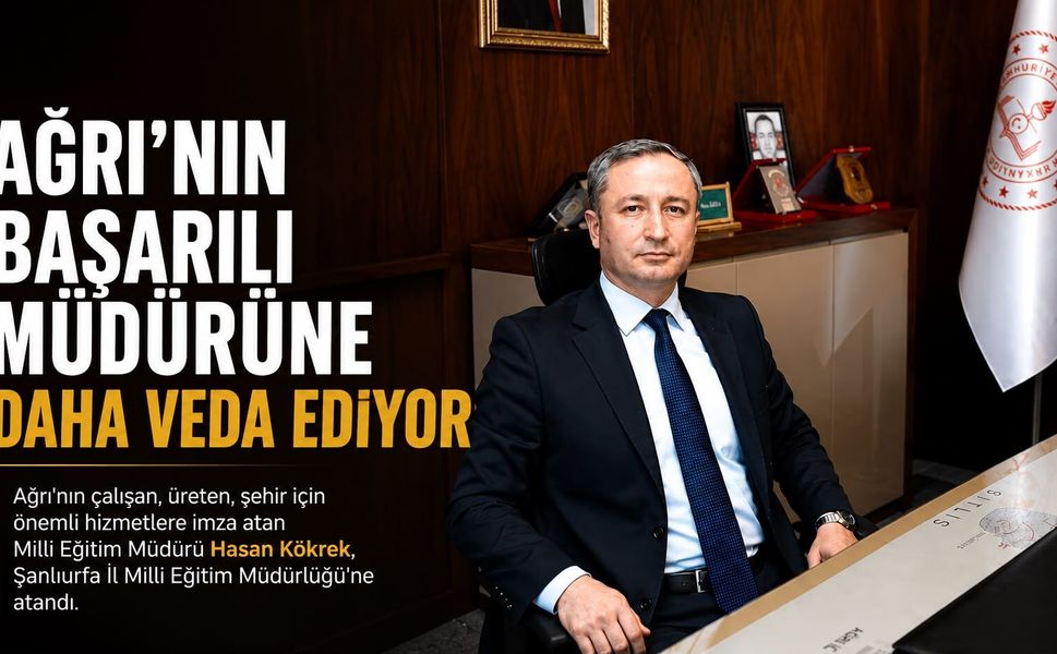 Ağrı, Çalışan Bir Müdürüne Daha Veda Ediyor
