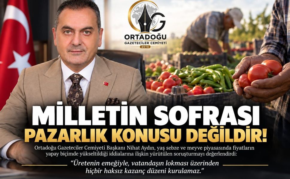 MİLLETİN SOFRASI PAZARLIK KONUSU DEĞİLDİR