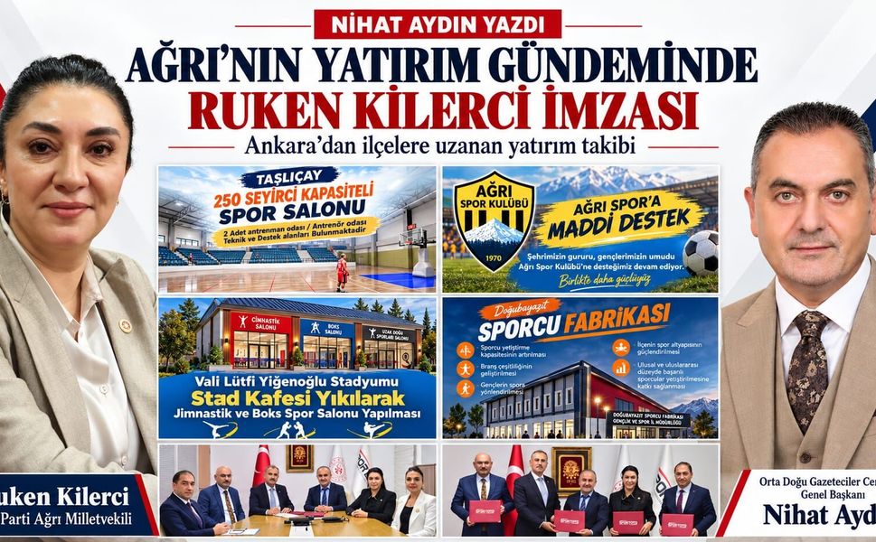 Nihat Aydın Yazdı: Ağrı’nın Yatırım Gündeminde Ruken Kilerci İmzası
